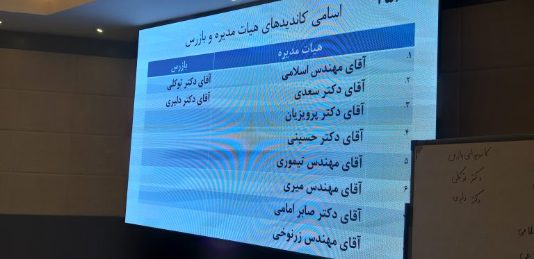 اعضای هیات مدیره بنیاد حامیان دانشکده تجارت و مالیه دانشگاه تهران انتخاب شدند