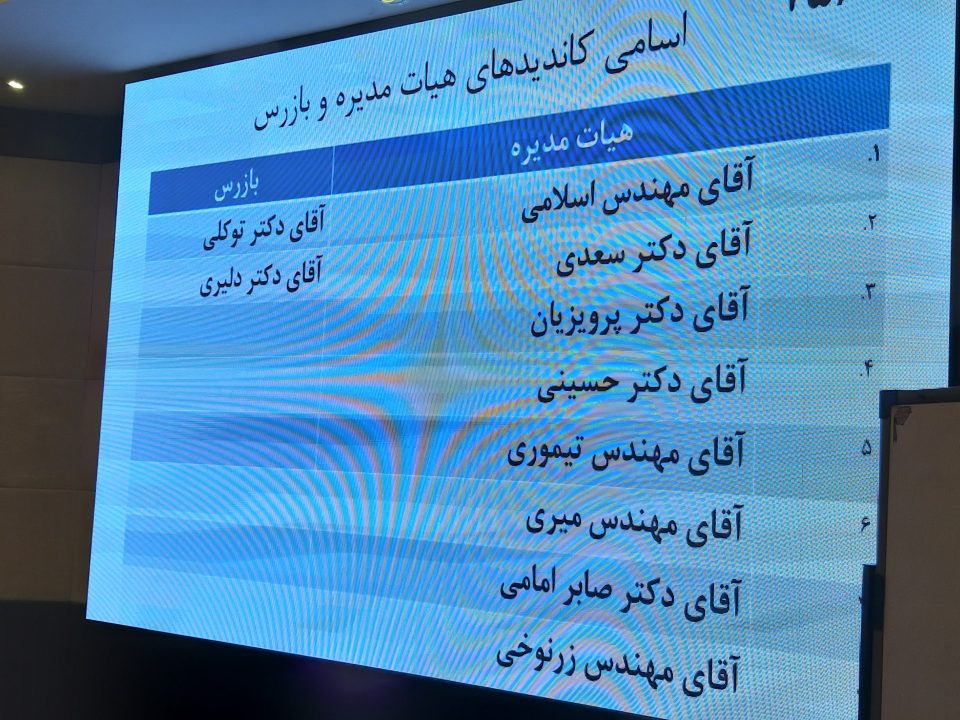 اعضای هیات مدیره بنیاد حامیان دانشکده تجارت و مالیه دانشگاه تهران انتخاب شدند