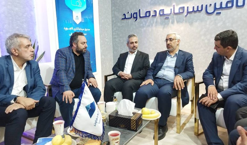گفت‌وگوی مدیرعامل عصر امین کارآفرین با رییس سازمان بورس و اوراق بهادار