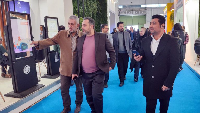 بازدید مدیران عصر امین کارآفرین از نمایشگاه تلکام